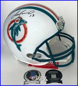 Dan Marino Hand Signed Miami Dolphins 1980-96 Full Size Authentic Pro Helmet Bas