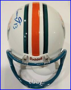 Dan Marino Hand-signed, Autographed Mini Helmet, Mounted Memories Coa, Nice