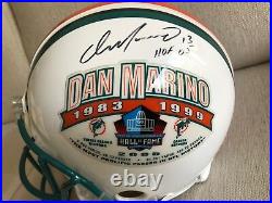 Dan Marino Miami Dolphins Autographed Hall of Fame Pro Helmet 317/1313