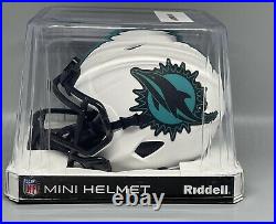 Dan Marino Miami Dolphins Autographed Lunar Eclipse Mini-Helmet 13 Beckett