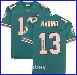 Dan Marino Miami Dolphins Autographed Mitchell & Ness Aqua Authentic Jersey