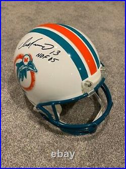 Dan Marino Miami Dolphins Signed Auto Authentic Proline Helmet with HOF Inscribed