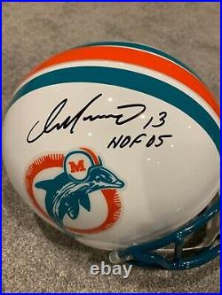 Dan Marino Miami Dolphins Signed Auto Authentic Proline Helmet with HOF Inscribed
