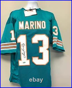 Dan Marino Miami Dolphins Signed Autograph Custom Jersey Tristar Authentic Certi