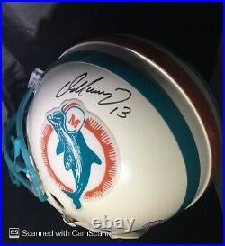 Dan Marino Miami Dolphins Signed Autographed Full Riddell Helmet JSA COA