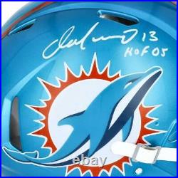 Dan Marino Miami Dolphins Signed Flash Speed Auth Helmet with HOF 05 Inc
