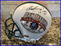 Dan Marino Miami Dolphins Signed Hall of Fame Authentic Helmet 214/1313- MM COA