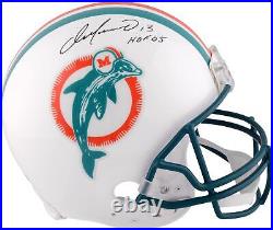 Dan Marino Miami Dolphins Signed Pro Line Throwback Helmet & HOF 2005 Insc