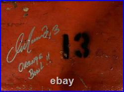 Dan Marino Original Orange Bowl Autographed Metal Seat #13