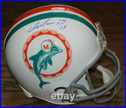 Dan Marino Signed Auto Full Size Miami Dolphins Helmet Bas Witnessed #k15994