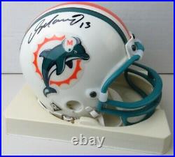 Dan Marino Signed Autographed Mini Helmet Miami Dolphins JSA TT39107