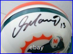 Dan Marino Signed Autographed Mini Helmet Miami Dolphins JSA TT39107