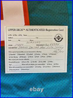 Dan Marino Signed Autographed Wilson Jersey Upper Deck UDA COA /343