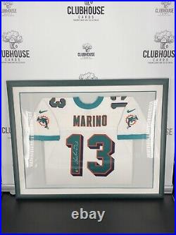 Dan Marino Signed Framed Jersey Miami Dolphins Mounted Memories