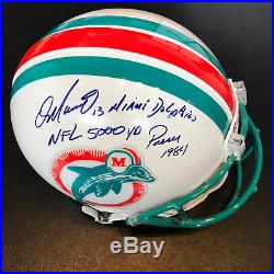 Dan Marino Signed Heavily Inscribed Authentic Miami Dolphins Helmet PSA DNA COA