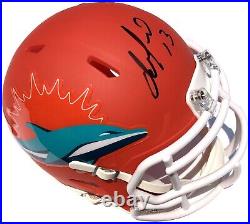 Dan Marino Signed Miami Dolphins Amp Mini Football Helmet Psa/dna Hof