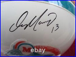 Dan Marino Signed Miami Dolphins Authentic Helmet Upper Deck Proline Auto COA
