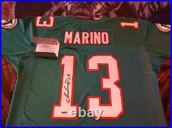 Dan Marino Signed Miami Dolphins Authentic Mitchell & Ness Jersey Upperdeck 1994