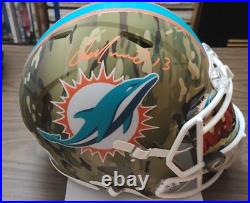 Dan Marino Signed Miami Dolphins Speed Full Size Camo NFL Helmet Custom Visor