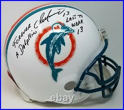 Dan Marino Signed Miami Dolphins TB F/S Authentic Helmet 2 Insc JSA COA 010