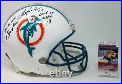 Dan Marino Signed Miami Dolphins TB F/S Authentic Helmet 2 Insc JSA COA 010