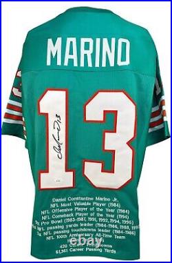 Dan Marino autographed signed jersey NFL Miami Dolphins JSA COA