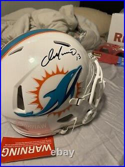 Dan Marino speed Authentic! Signed Miami Dolphins Speed Full Size