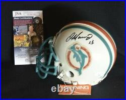 Dan Marino vintage autographed mini helmet Miami Dolphins signed JSA #LL88200