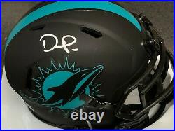 Devante Parker Miami Dolphins Jsa Authenticated Eclipse Signed Mini Helmet