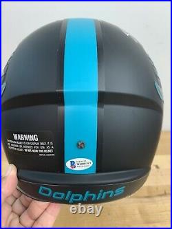 Dolphins Ricky Williams Signed Eclipse Full Size Speed Rep Helmet Beckett
