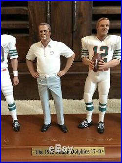 Don Shula Miami Dolphins Danbury Mint 1972 Team Figure Statue & Signed Dan