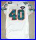 IRVING-SPIKES-40-Signed-Auto-MIAMI-DOLPHINS-Game-Used-1994-75th-Ann-JERSEY-01-myi