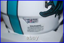 JAYLEN WADDLE Miami Dolphins signed Lunar Eclipse Mini Helmet Fanatics Holo