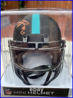 Jaelan Phillips Autographed Miami Dolphins Eclipse Mini Football Helmet BAS COA