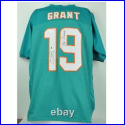 Jakeem Grant Miami Dolphins NFL #19 Signed Autograph Custom Aqua Jersey JSA