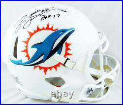 Jason Taylor Autographed Miami Dolphins Speed Authentic Helmet withHOF- JSA W Auth