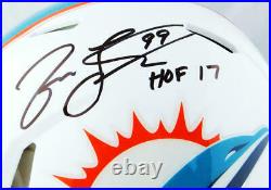 Jason Taylor Autographed Miami Dolphins Speed Authentic Helmet withHOF- JSA W Auth
