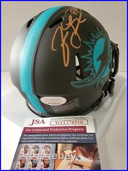 Jason Taylor Autographed Signed Miami Dolphins Speed Eclipse Mini Helmet Jsa Coa