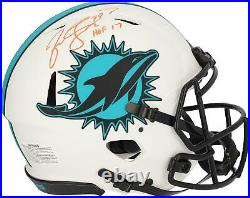Jason Taylor Dolphins SignedLunar Eclipse AlternateAuth Helmet withHOF 17Inc