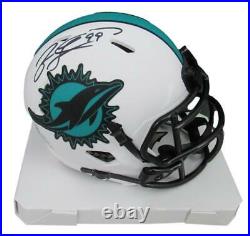 Jason Taylor Signed/Auto Dolphins Lunar Eclipse Mini Helmet Beckett 159710