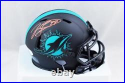 Jason Taylor Signed Miami Dolphins Eclipse Speed Mini Helmet- JSA W Auth Orange
