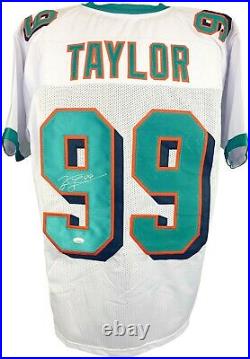 Jason Taylor autographed signed jersey NFL Miami Dolphins JSA COA Witness