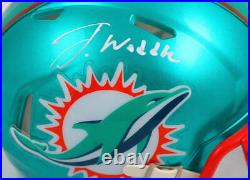 Jaylen Waddle Autographed Miami Dolphins Flash Speed Mini Helmet-Fanatics White