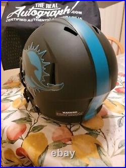 Jaylen Waddle Miami Dolphins Autographed Riddell Helmet
