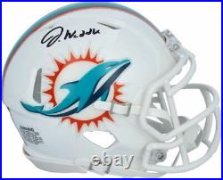 Jaylen Waddle Miami Dolphins Autographed Riddell Speed Mini Helmet