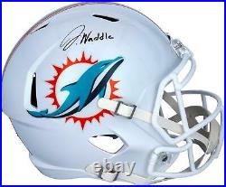 Jaylen Waddle Miami Dolphins Autographed Riddell Speed Replica Helmet