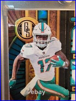 Jaylen Waddle RPA 2021 Panini Gold Standard /22 Triple Prime Patch Auto Dolphins