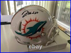 Jaylen Waddle Signed Miami Dolphins Speed Mini Helmet W Fanatics Coa Full Sig