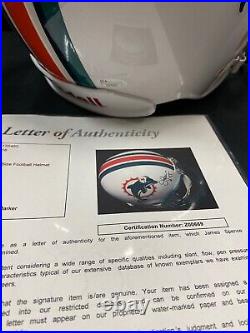 Junior Seau Miami Dolphins Signed Autographed Full Size Helmet Jsa Loa Rare
