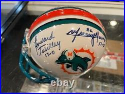 Kiick Griese Morris Twilley Miami Dolphins Signed Mini Helmet Tri Star Auth Jd